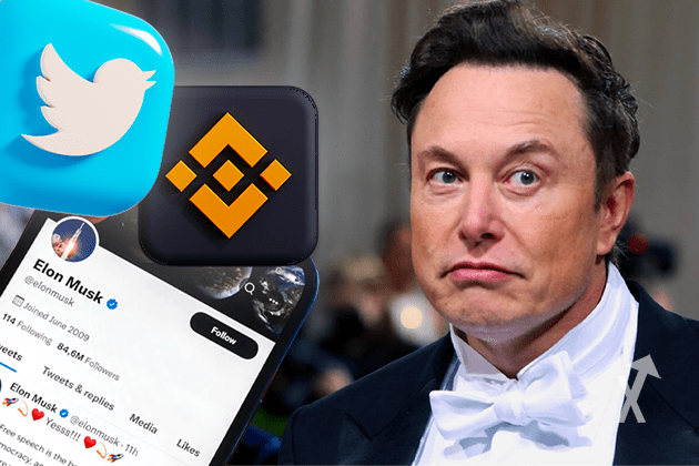 Twitter et Elon Musk, Binance investirait 500M de dollars
