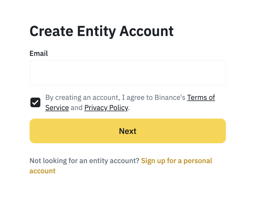 compte Pro Binance