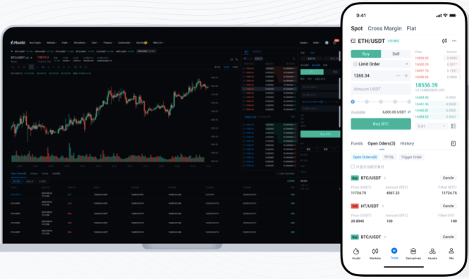 interface huobi