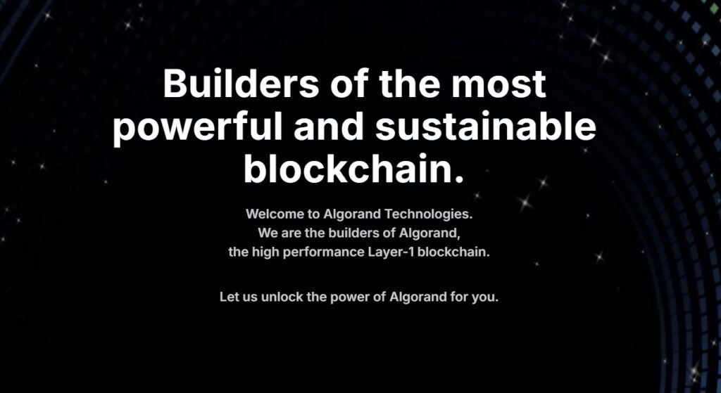 La blockchain ALGO