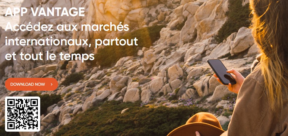 Application de trading Vantage