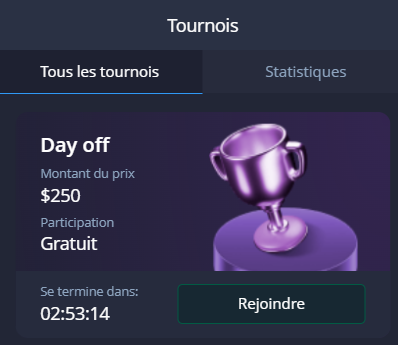 tournois concours pocket option