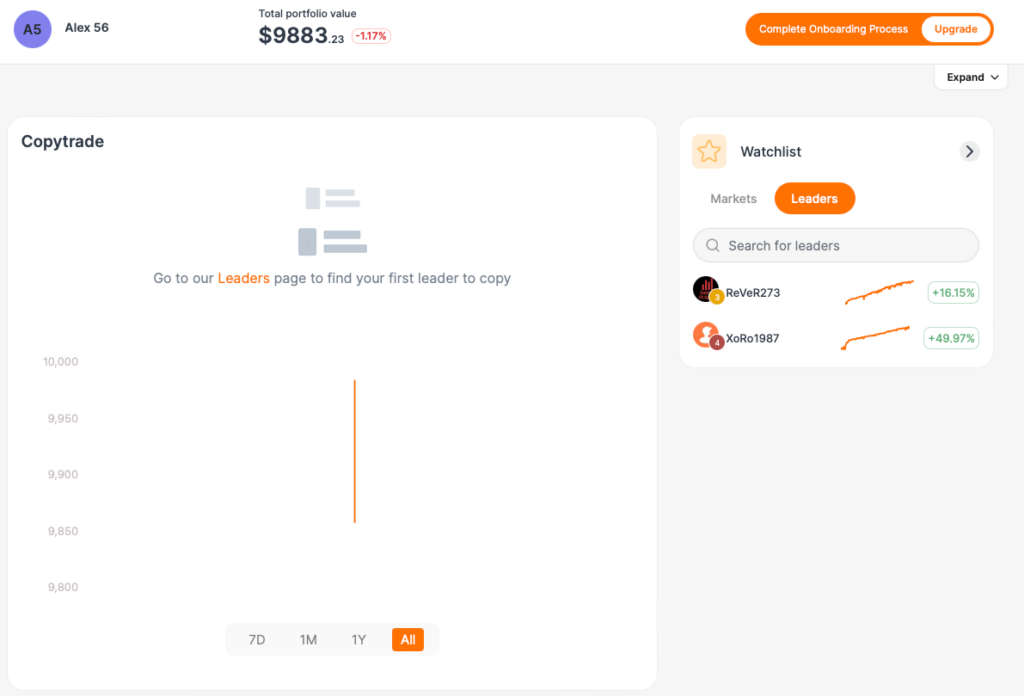 dashboard zulutrade