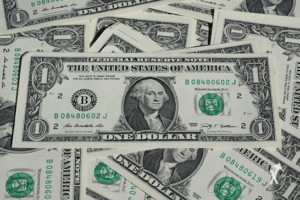 plein de dollars us en billet
