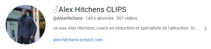 alex hitchens chaine youtube
