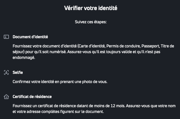 vérification identité quantfury