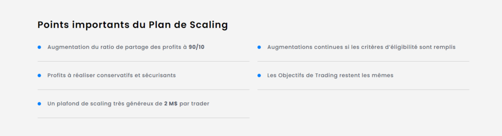 plan de scaling ftmo