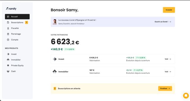 espace investissement ramify