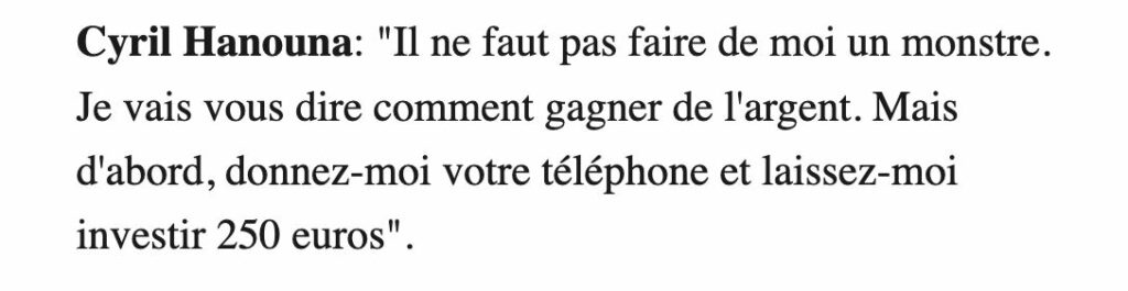 cyril hanouna immediate momentum