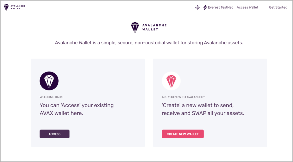 staking avax etape 1