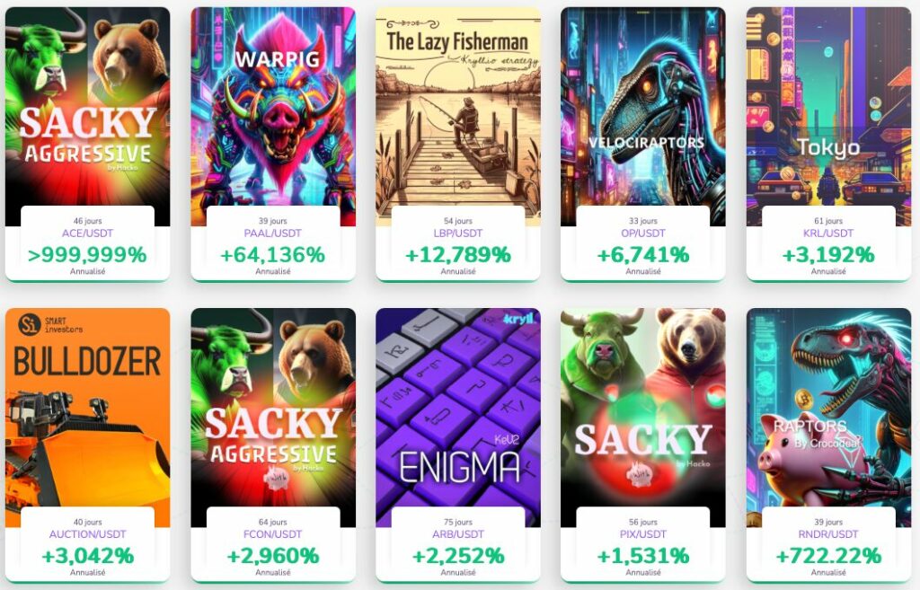 marketplace kryll.io plateforme