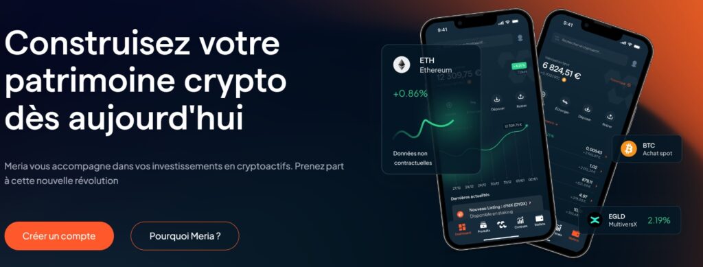 La société Meria de Hasheur vous accompagne dans l'investissement en cryptomonnaies