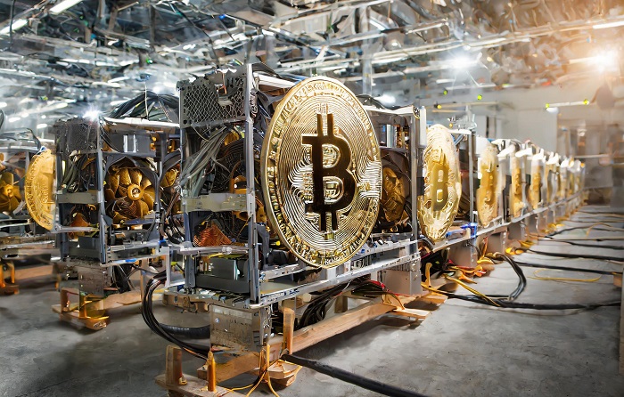 Une ferme Bitcoin