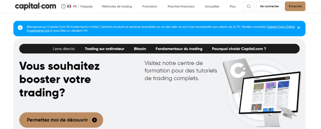 Guide et avis sur la plateforme capital.com
