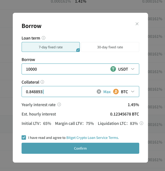 Comment mettre ses cryptos en collatéral sur Bitget ?