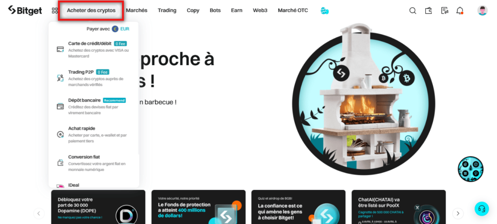 acheter des cryptomonnaies sur bitget guide