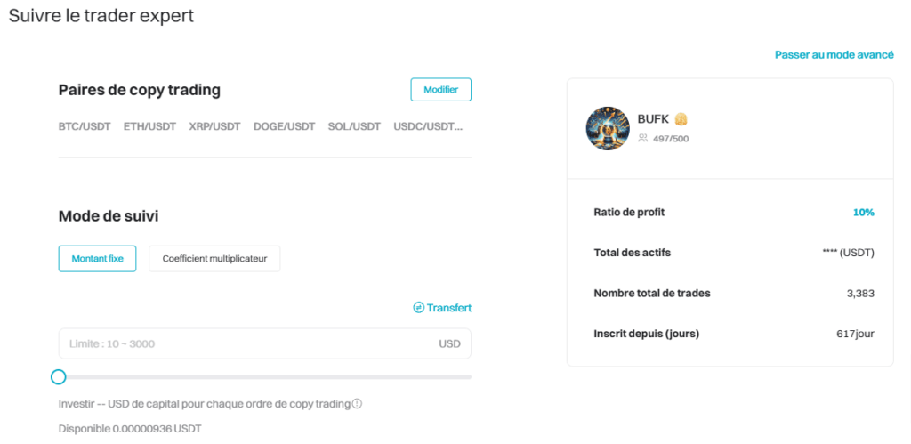 Conseils pour le copy trading
