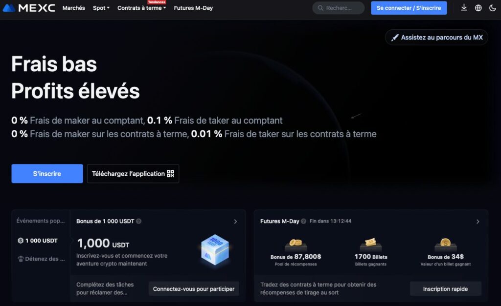 MECX plateforme crypto sans KYC