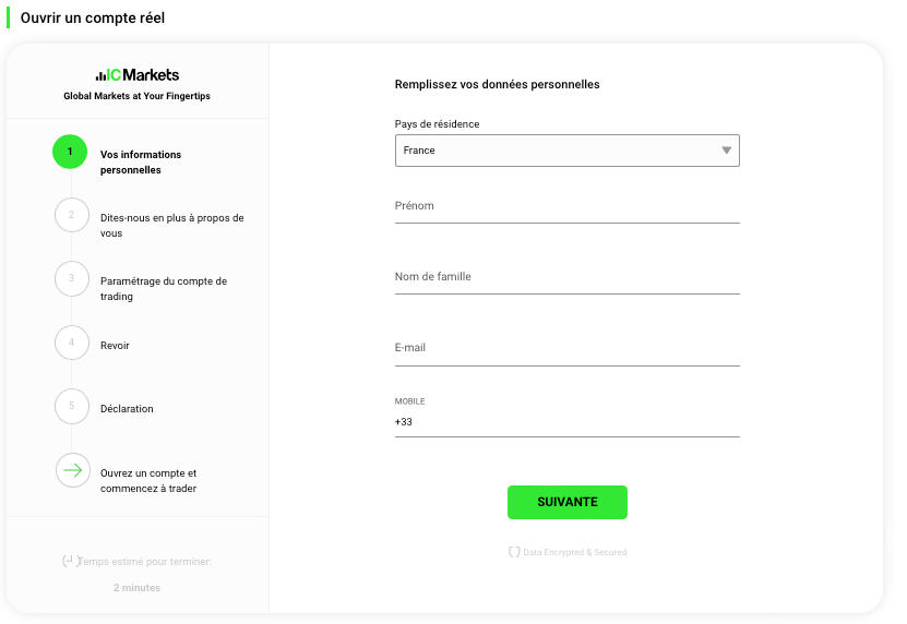 Comment s’inscrire sur IC Markets ? Guide