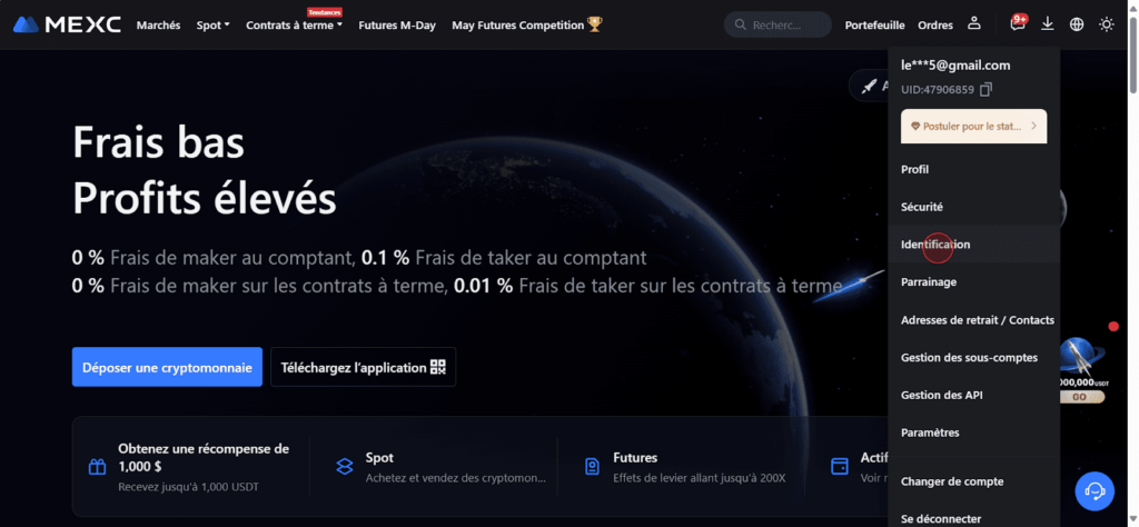 vérification KYC guide mexc