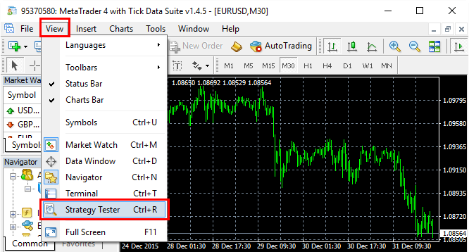 backtester mt4 exemple