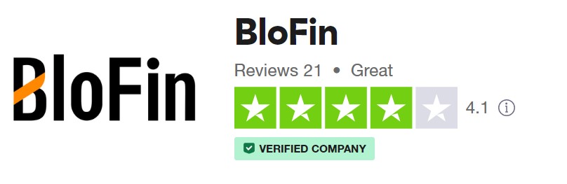 Avis utilisateurs BloFin crypto trustpillot