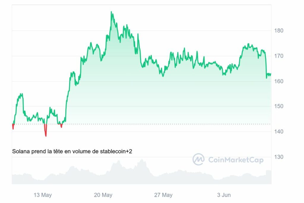 Graphique crypto SOL