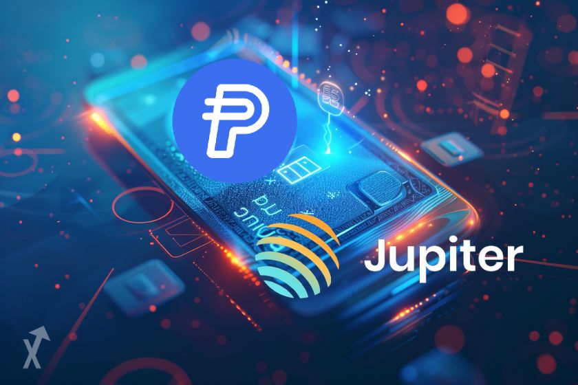 Stablecoin PYUSD PayPal sur le réseau Solana Jupiter