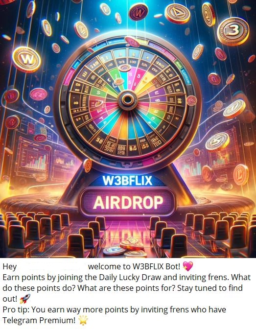 W3BFLIX Airdrop Telegram
