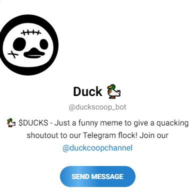 airdrop ducks sur Telegram