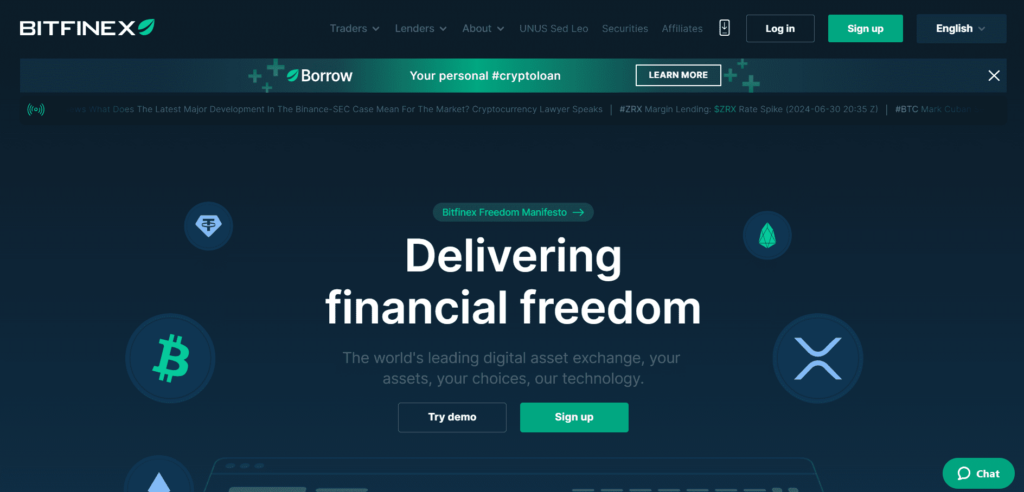 plateforme cryptomonnaie Bitfinex