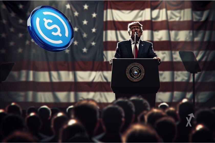 Donald Trump don USDC