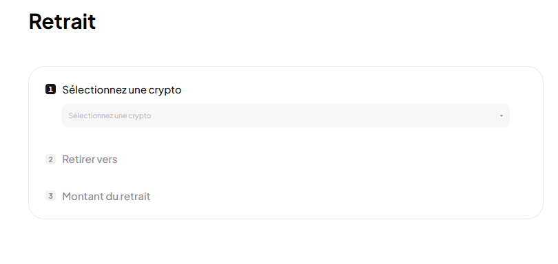 Retirer ses fonds sur Weex