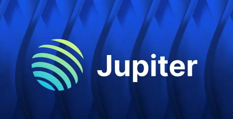 Logo officiel de Jupiter DEX, l'agrégateur de liquidité leader sur Solana