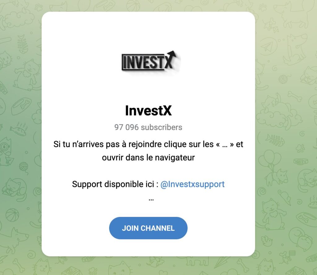 bot télégram investX pour tracker les baleines hyperliquid