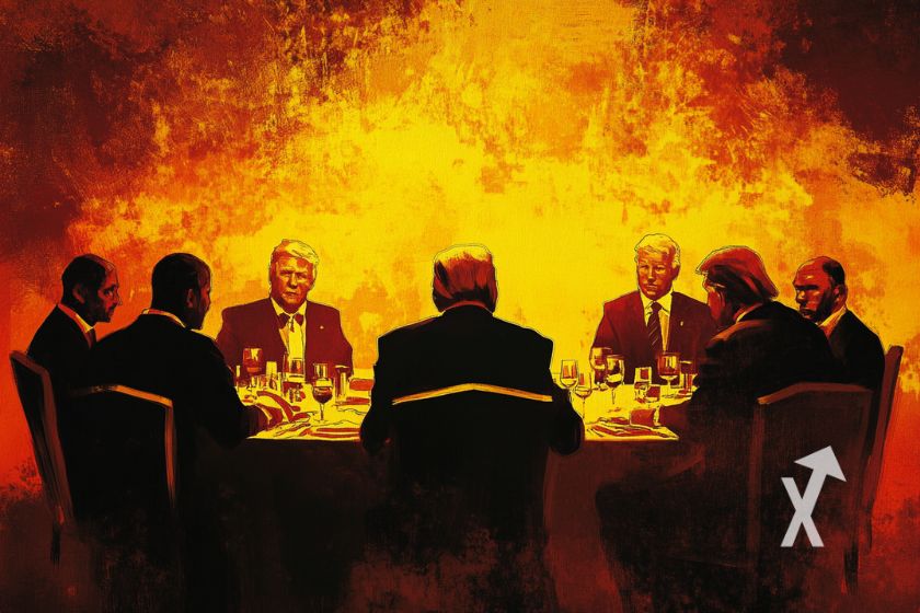 cover trump dîner