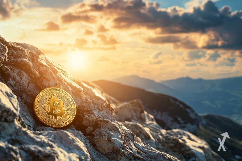 Bitcoin dans une montagne