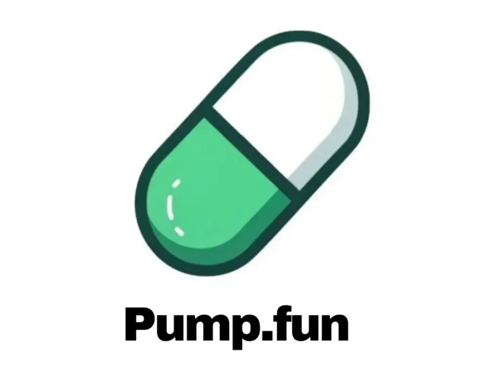 pump.fun logo memecoin website