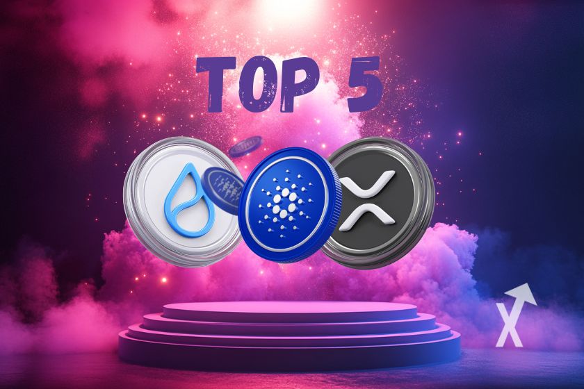cover top 5 cryptomonnaies