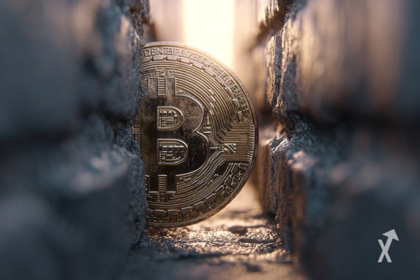 Le Bitcoin bloqué entre deux murs