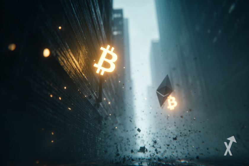 La chute de Bitcoin et Ethereum