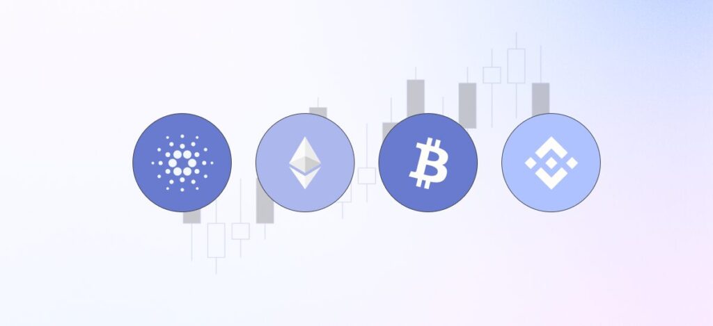 Les cryptomonnaies disponibles