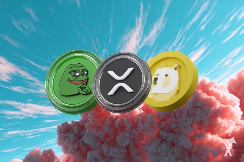 cryptos market pepe, doge, xrp