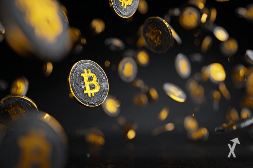 Des pièces de Bitcoin