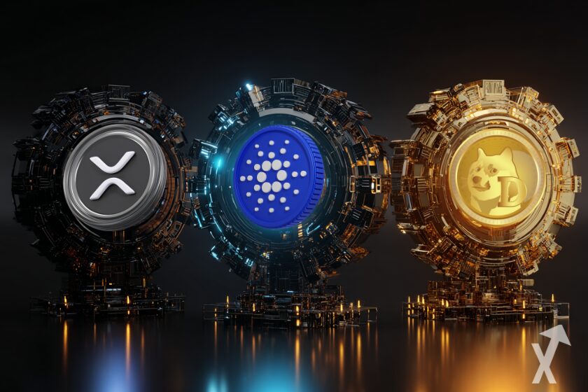 cryptos ada, doge, xrp