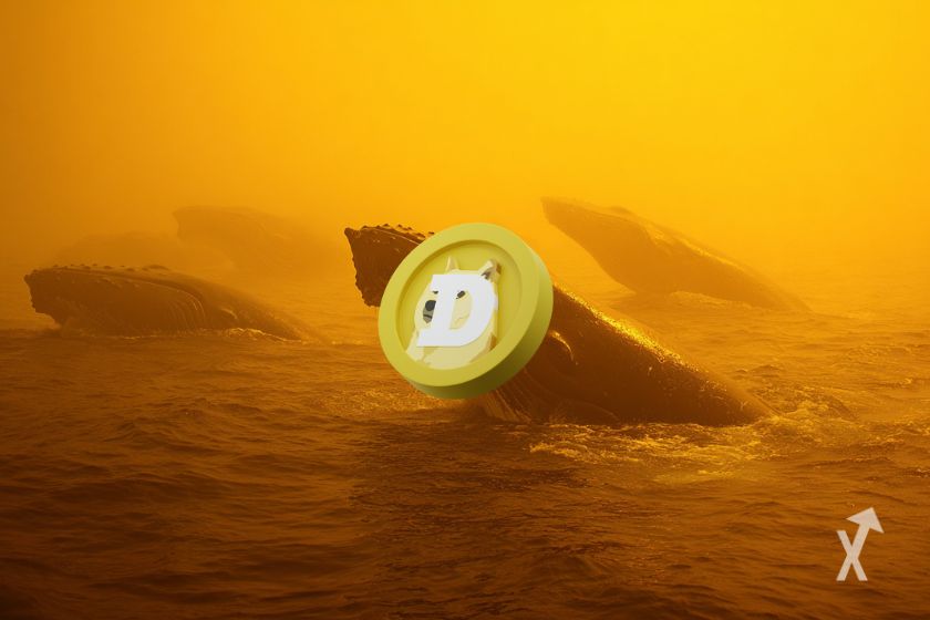 DOGE au milieu des baleines