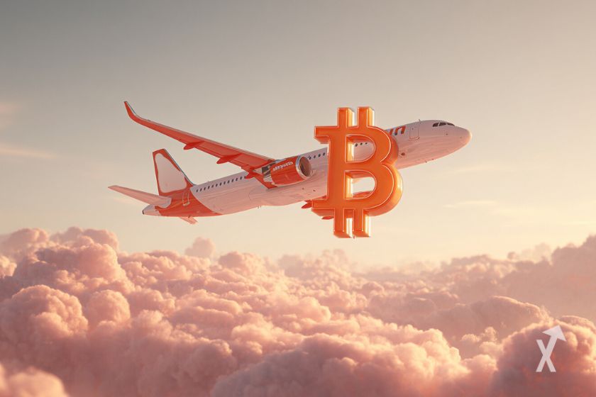 Un avion EasyBitcoin