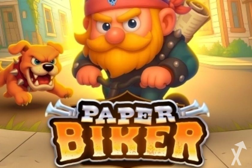 paper biker