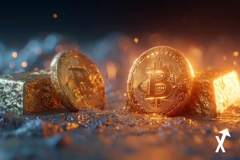 gold vs btc bitcoin crypto, gold environment