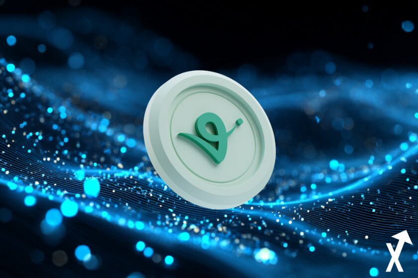 virtual protocol coin su fond bleu electrique lumineux et noir